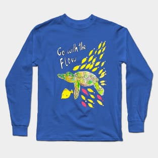 Go with the Flow Turtle Long Sleeve T-Shirt